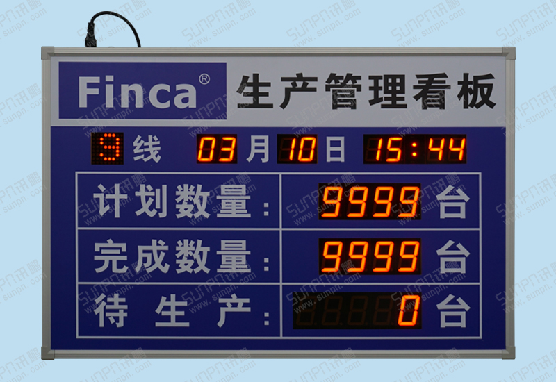 一諾（芬凱）電子看板生產管理看板