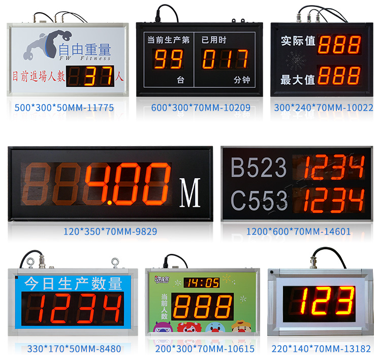 產量計數器顯示屏 產量計數器顯示屏