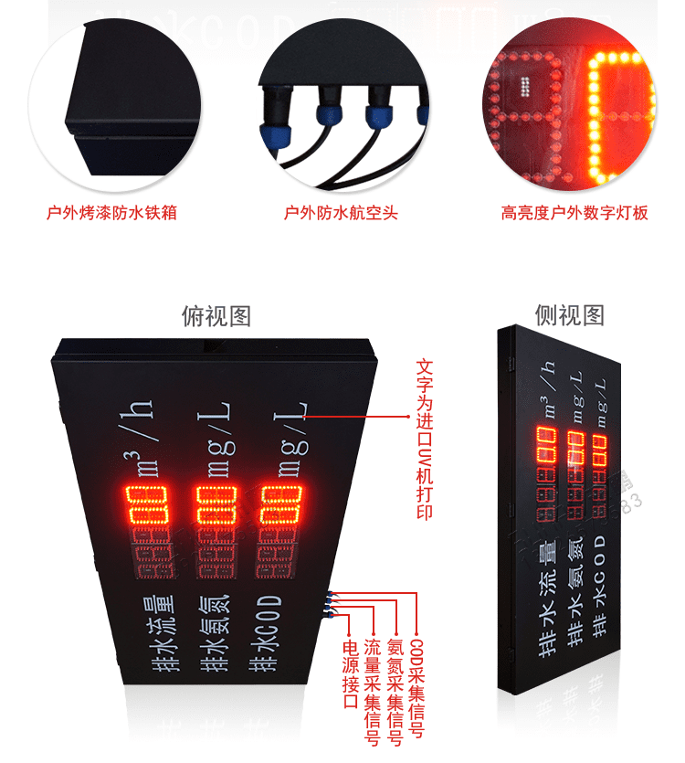 環境數據采集屏產品實拍