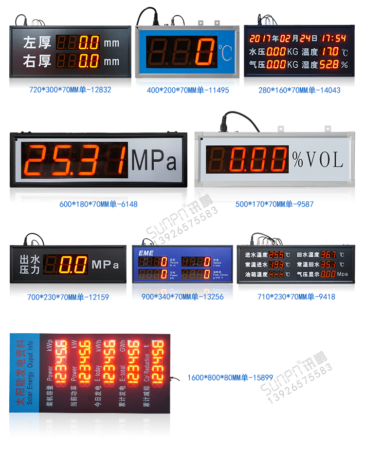 環境數據采集屏相關案例
