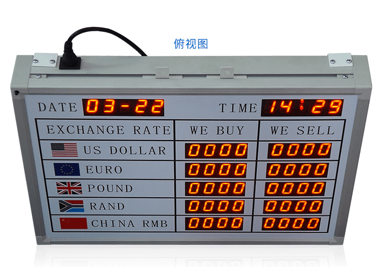 利率匯率屏產品實拍