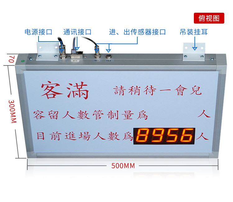 人流量計數(shù)器看產(chǎn)品實拍