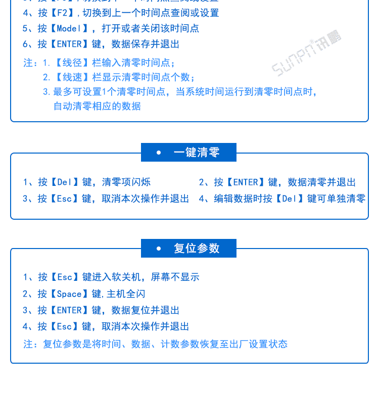 線徑看板遙控操作說明