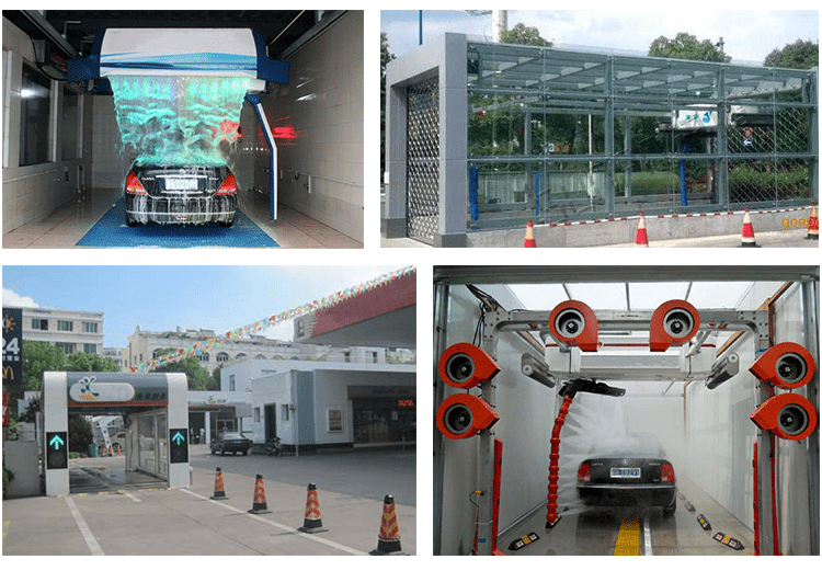 LED洗車設備顯示屏應用場景