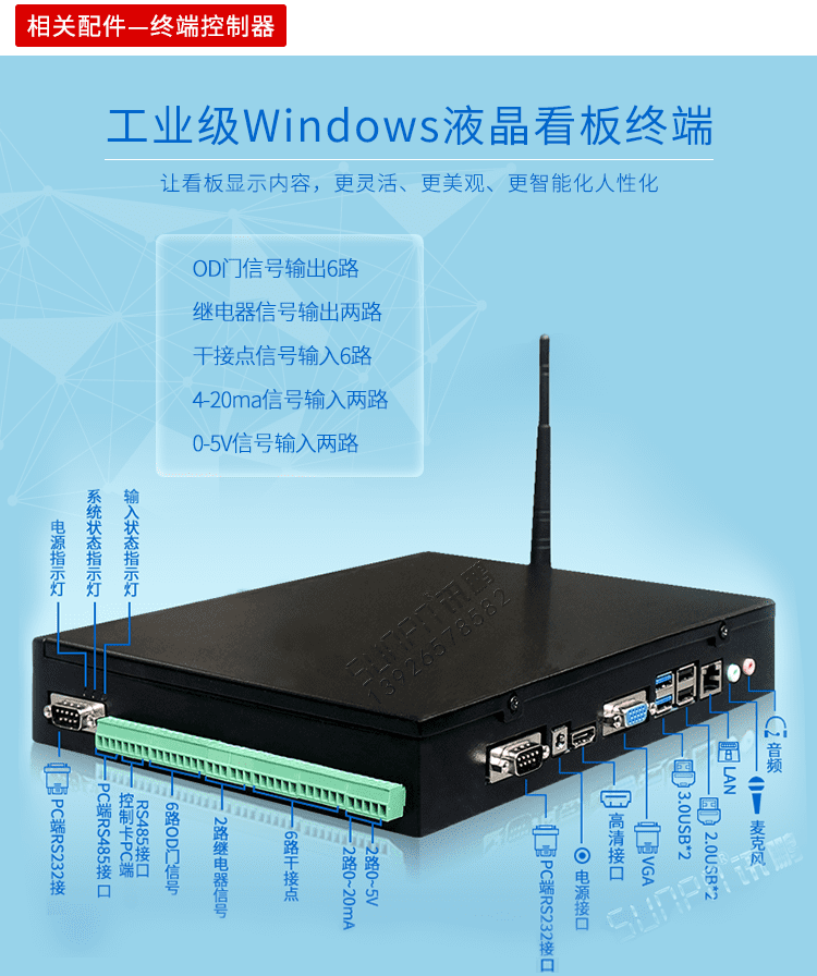 精益管理電子看板系統相關配件