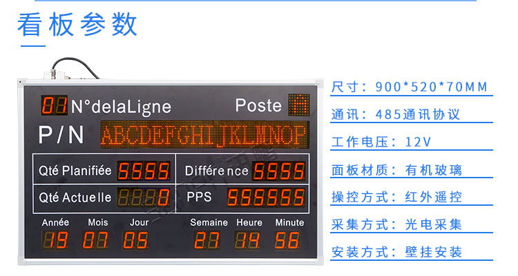 電子看板看板參數(shù)