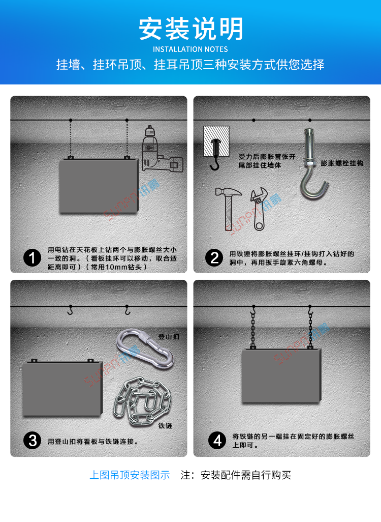 生產(chǎn)計劃看板安裝說明