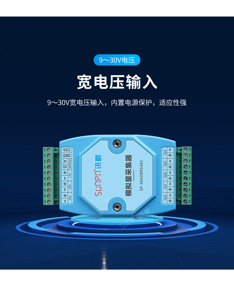 模擬量數據采集器-寬電壓輸入