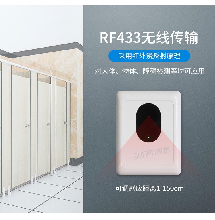 廁所無線紅外傳感器產(chǎn)品介紹