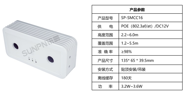 客流3D雙目客流統計一體機